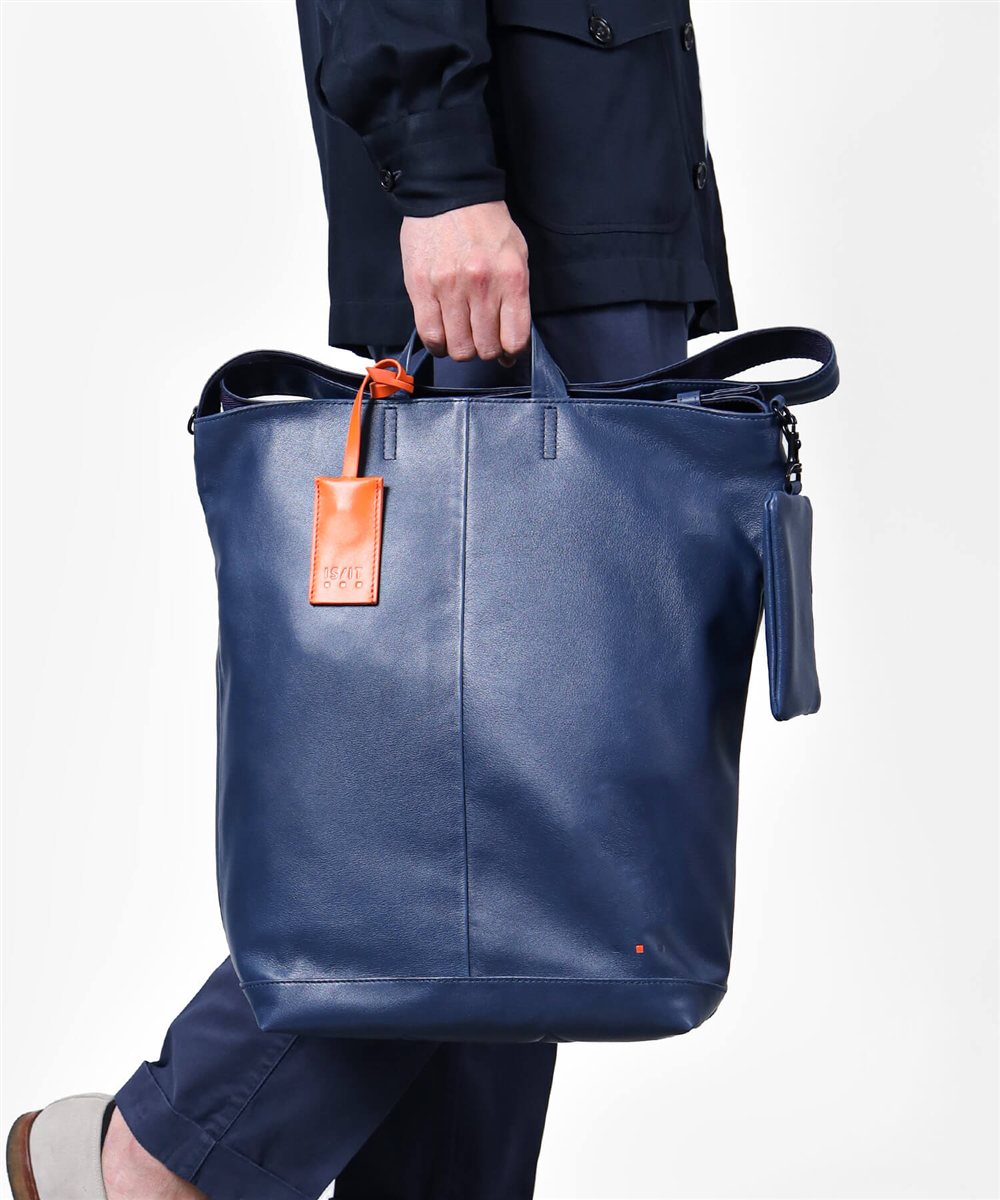 イズイット ディッシュ レザートートバッグ 2WAY B4