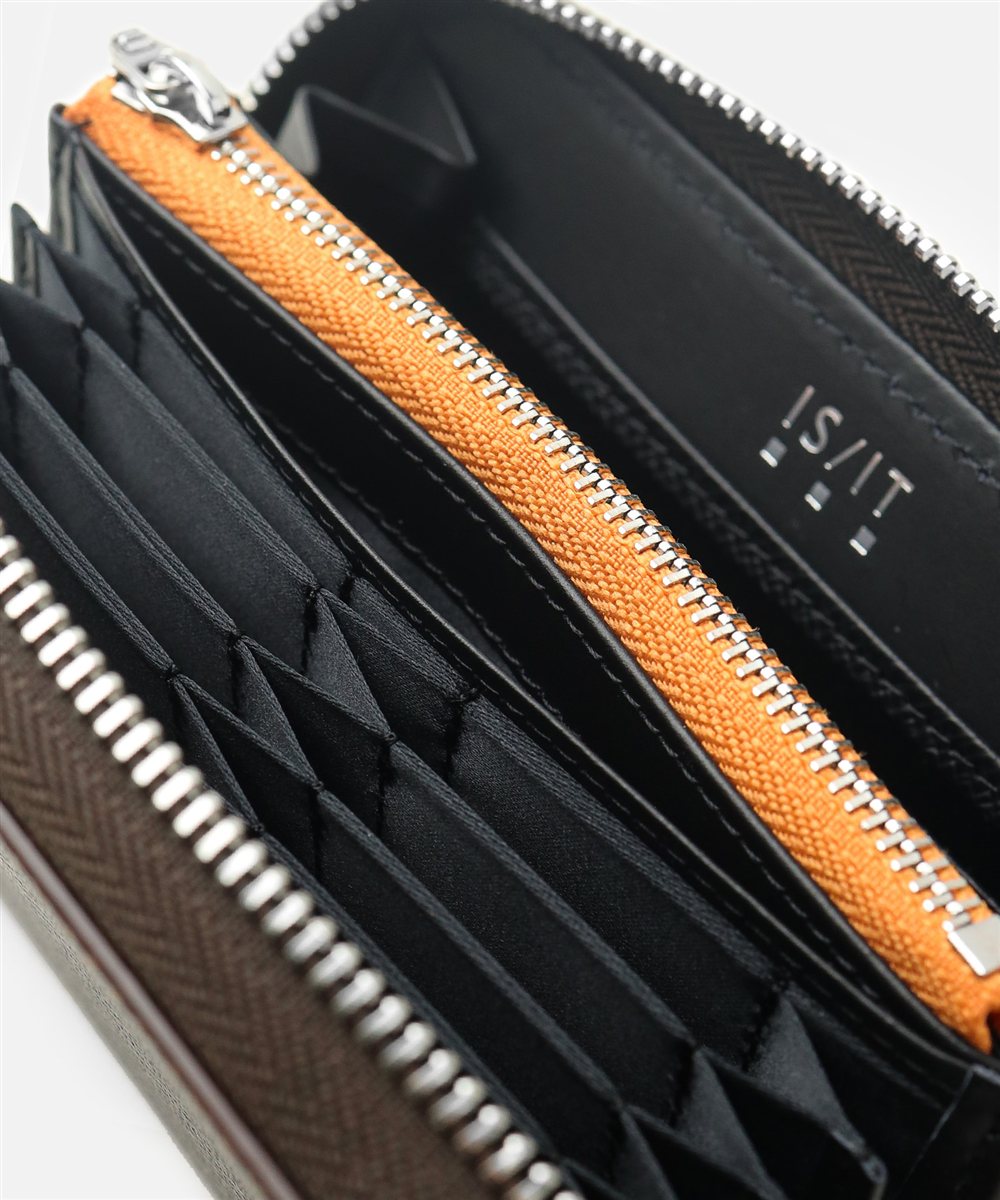 イズイット ピール セミ長財布 カード段16