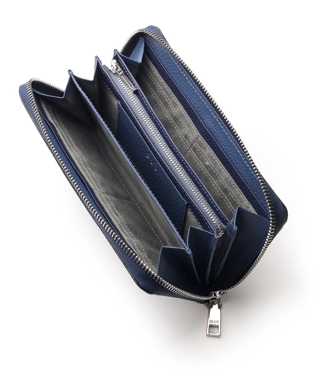 イズイット コクーン ラウンドファスナー長財布 カード段13