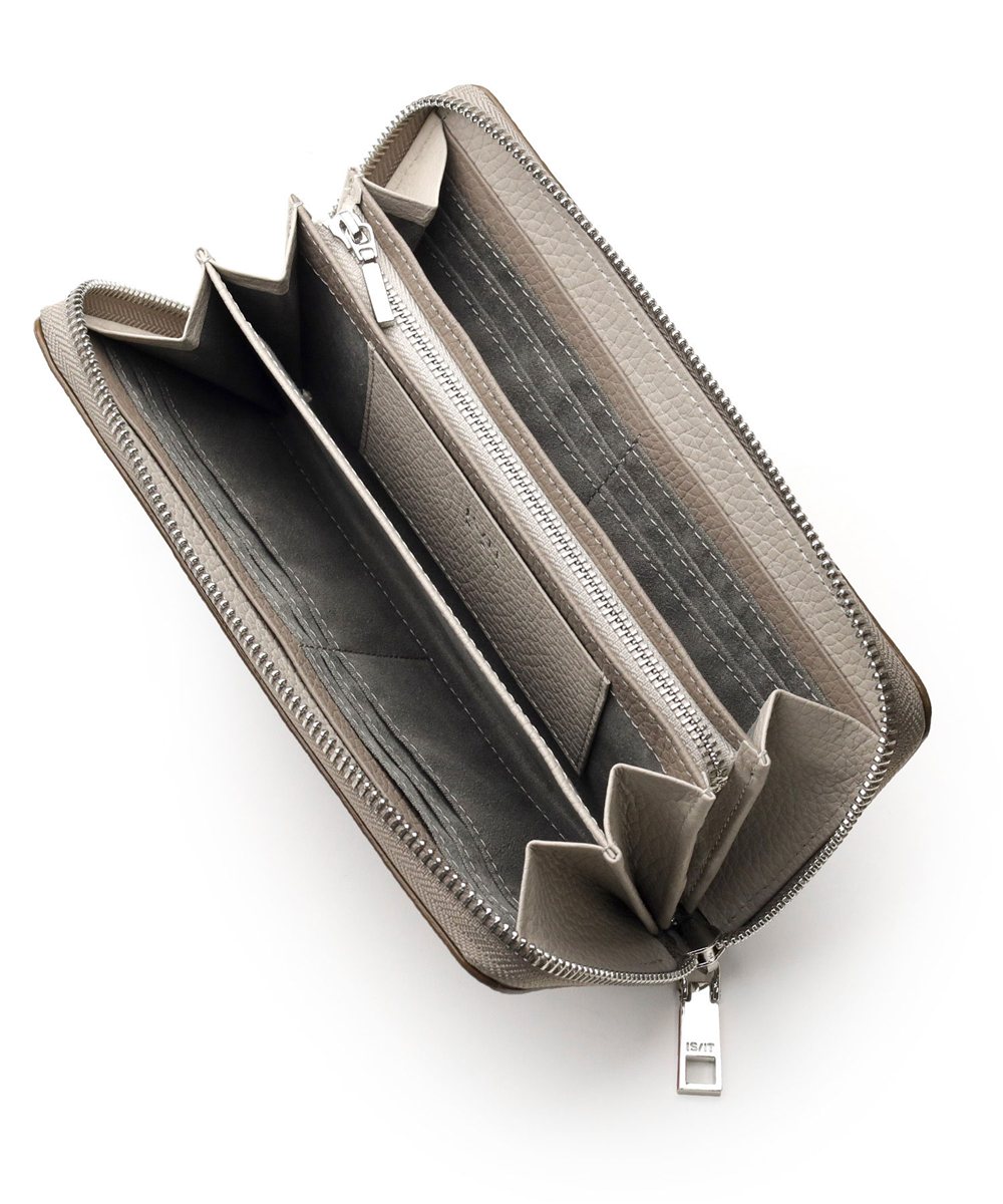 イズイット コクーン ラウンドファスナー長財布 カード段13