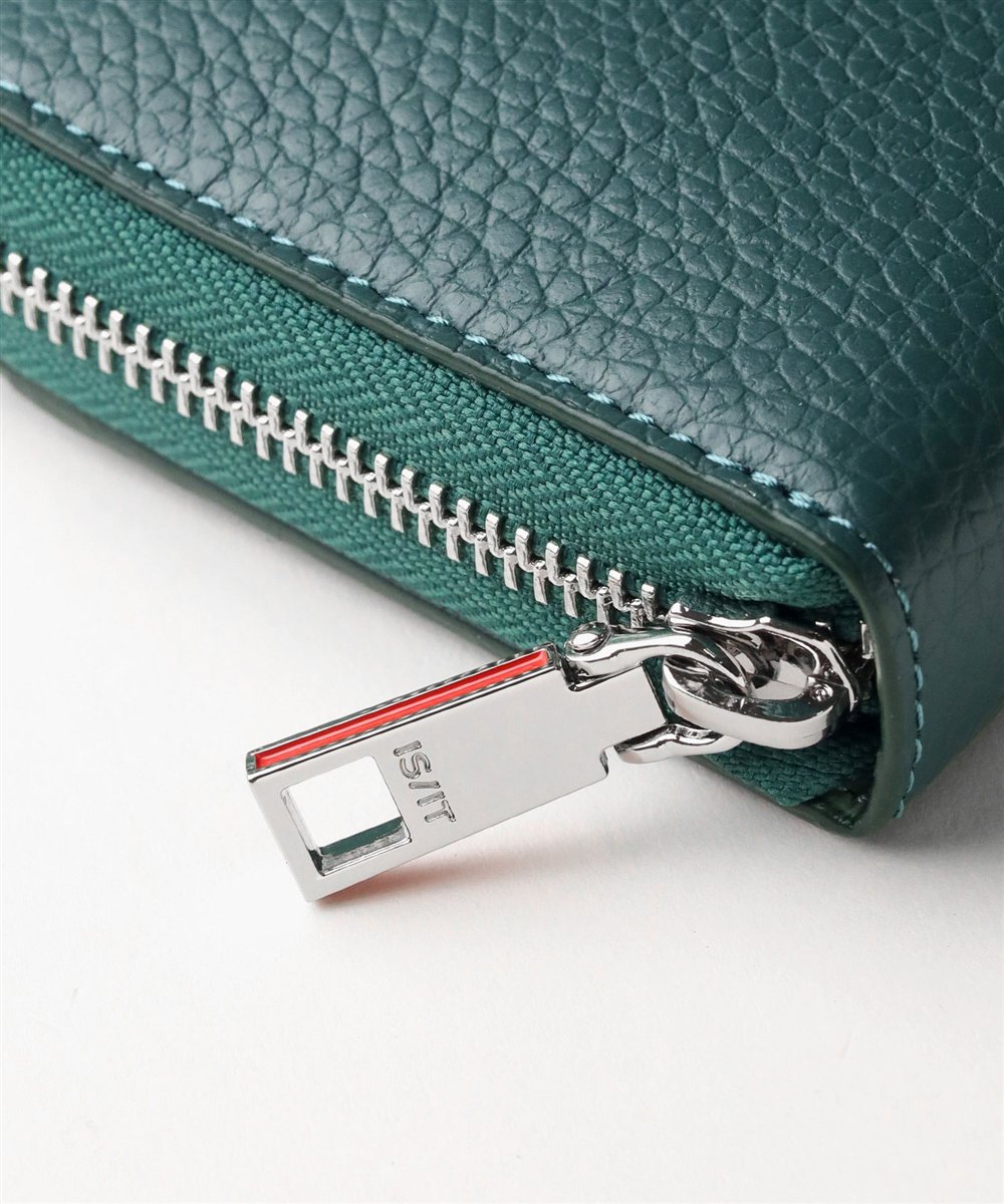 イズイット コクーン ラウンドファスナー長財布 カード段13