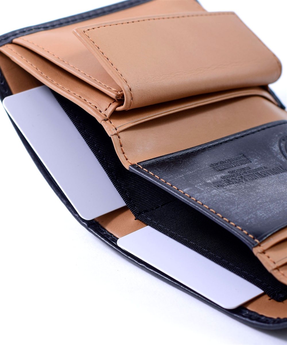 イズイット ウィンザー ブライドルレザー 三つ折り財布 カード段3