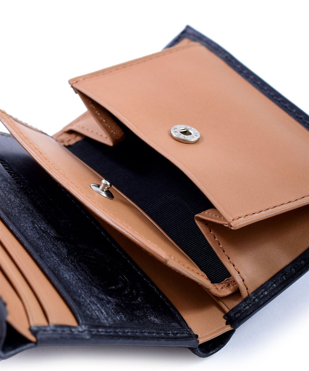 イズイット ウィンザー ブライドルレザー 三つ折り財布 カード段3