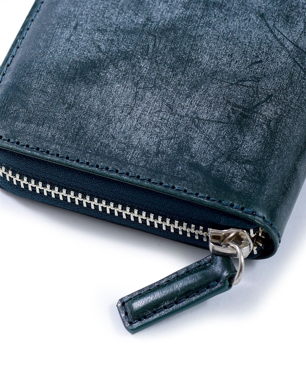 イズイット ウィンザー ブライドルレザー ラウンドファスナー長財布 カード段14