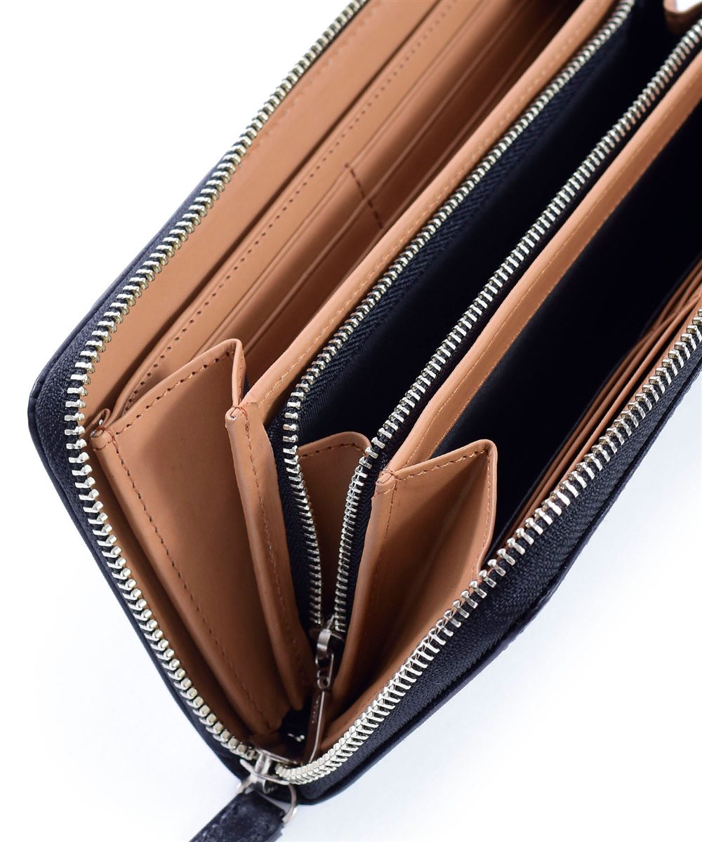 イズイット ウィンザー ブライドルレザー ラウンドファスナー長財布 カード段14