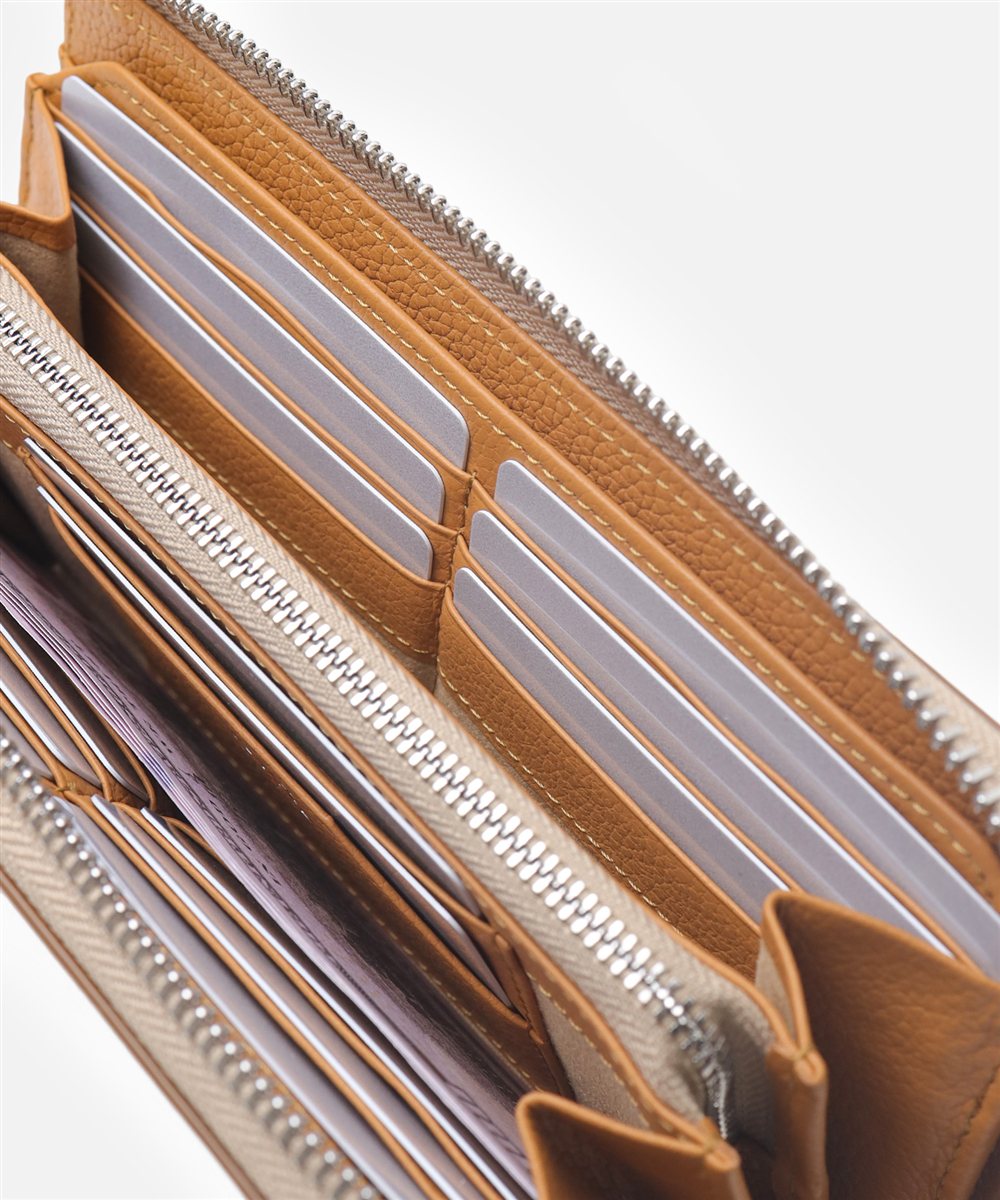 イズイット タンド L字ファスナー長財布 カード段14