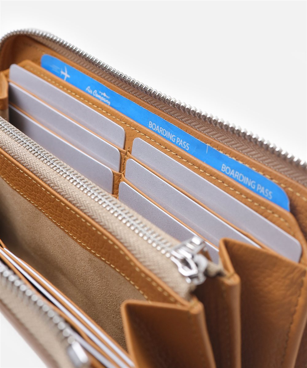 イズイット タンド L字ファスナー長財布 カード段14