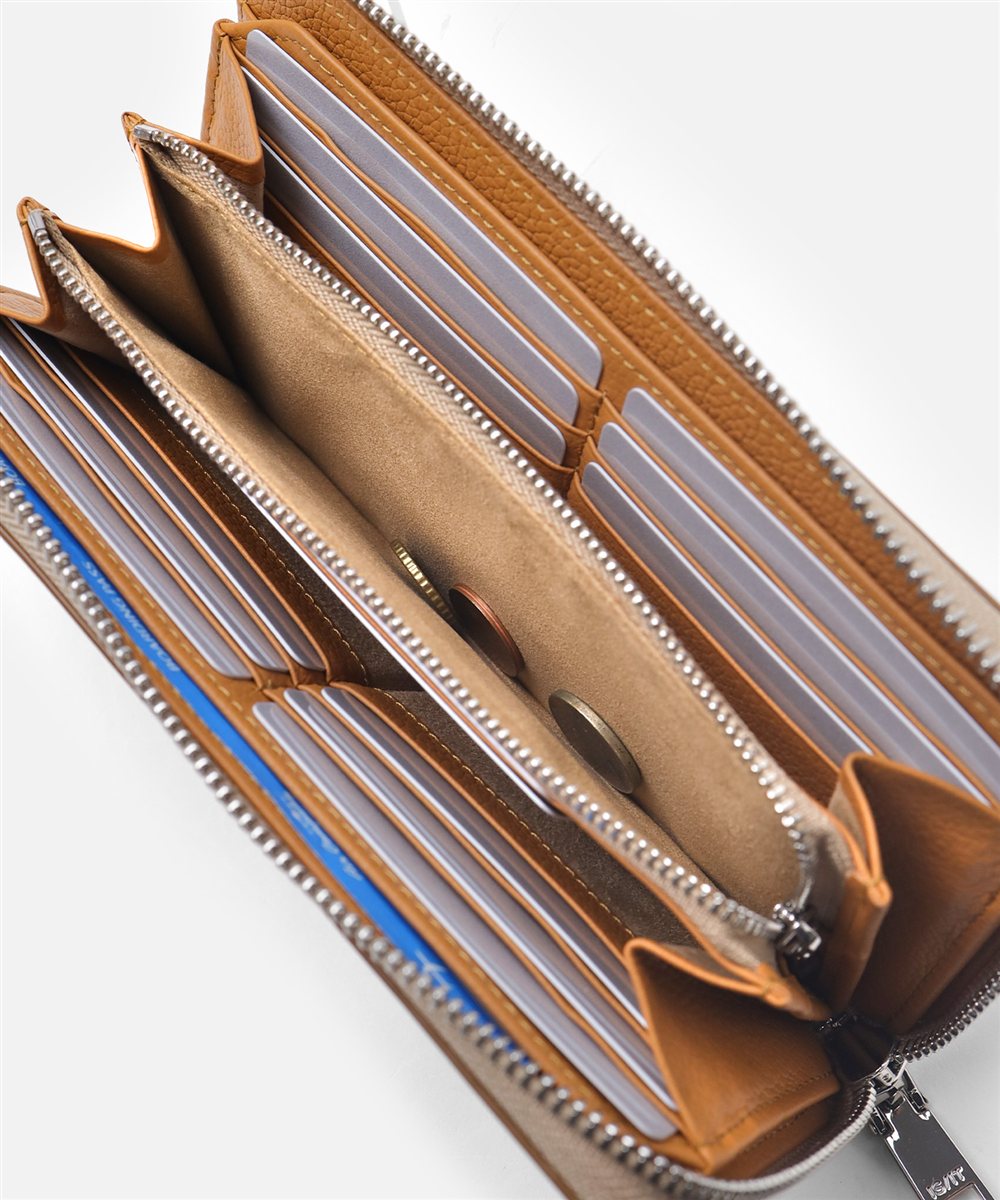 イズイット タンド L字ファスナー長財布 カード段14