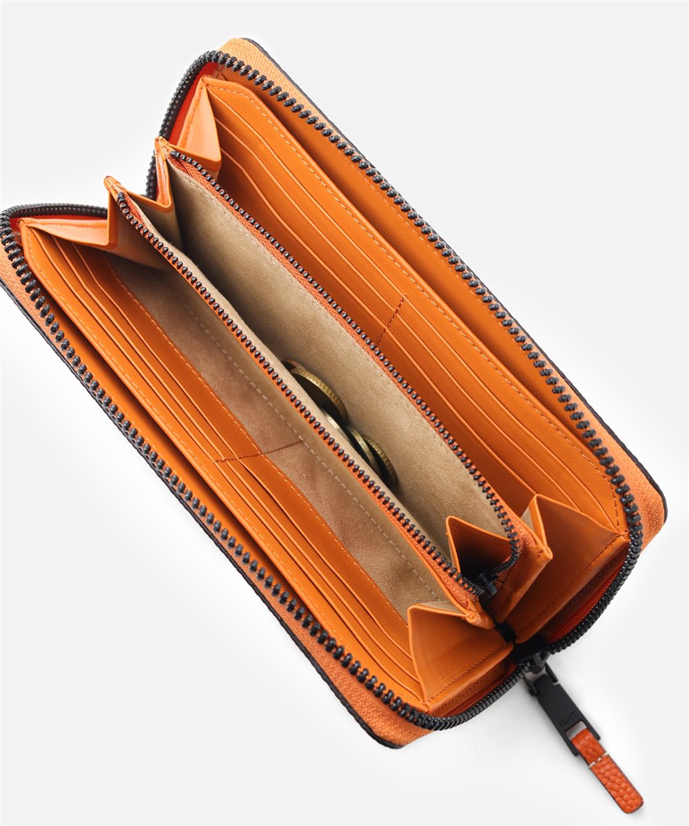 イズイット ダンク ラウンドファスナー長財布 カード段13