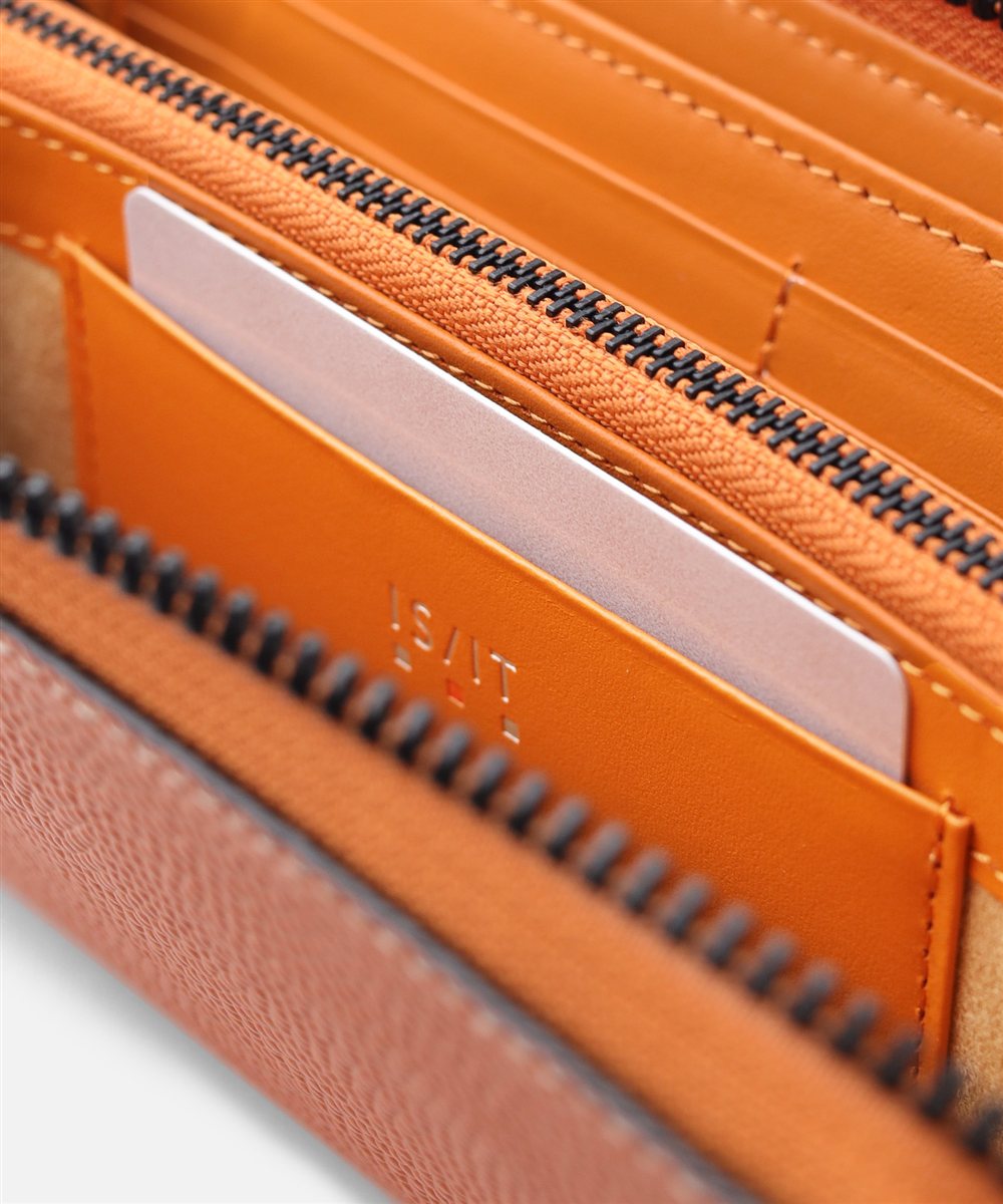 イズイット ダンク ラウンドファスナー長財布 カード段13