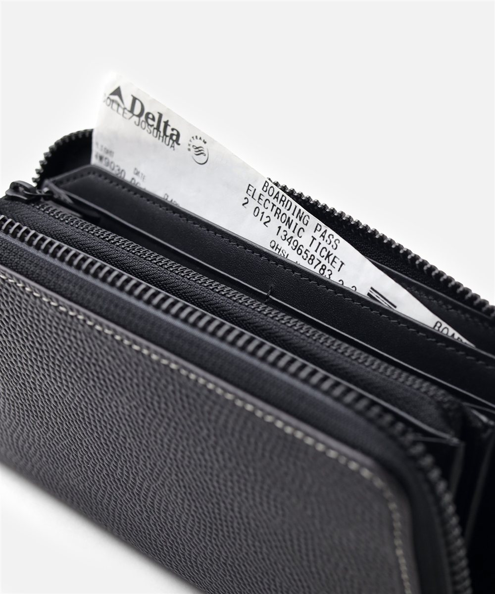 イズイット ダンク ラウンドファスナー長財布 カード段13