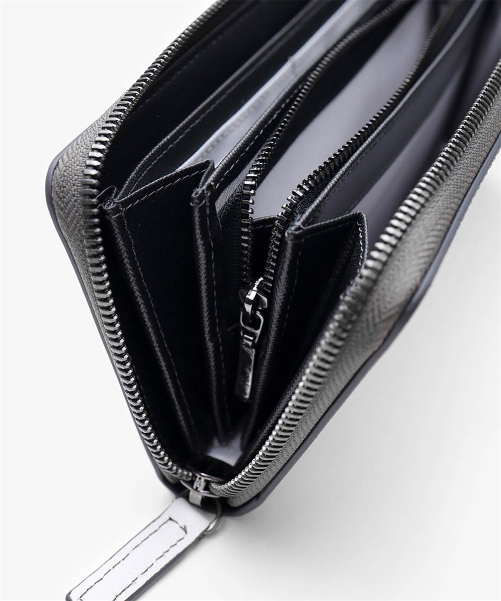 イズイット シャドー ラウンドファスナー長財布 カード段12