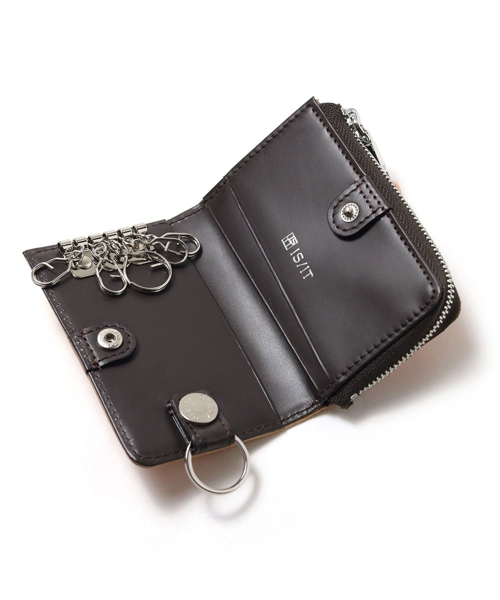 イズイット ルチード 小銭/カードケース兼用 キーケース