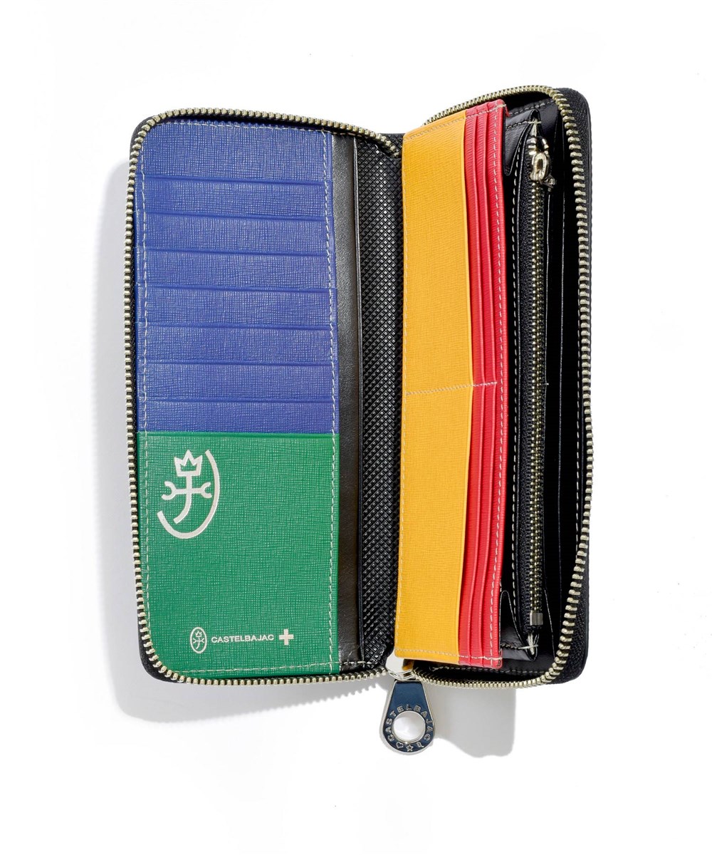 カステルバジャック トルク ラウンドファスナー長財布 カード段18