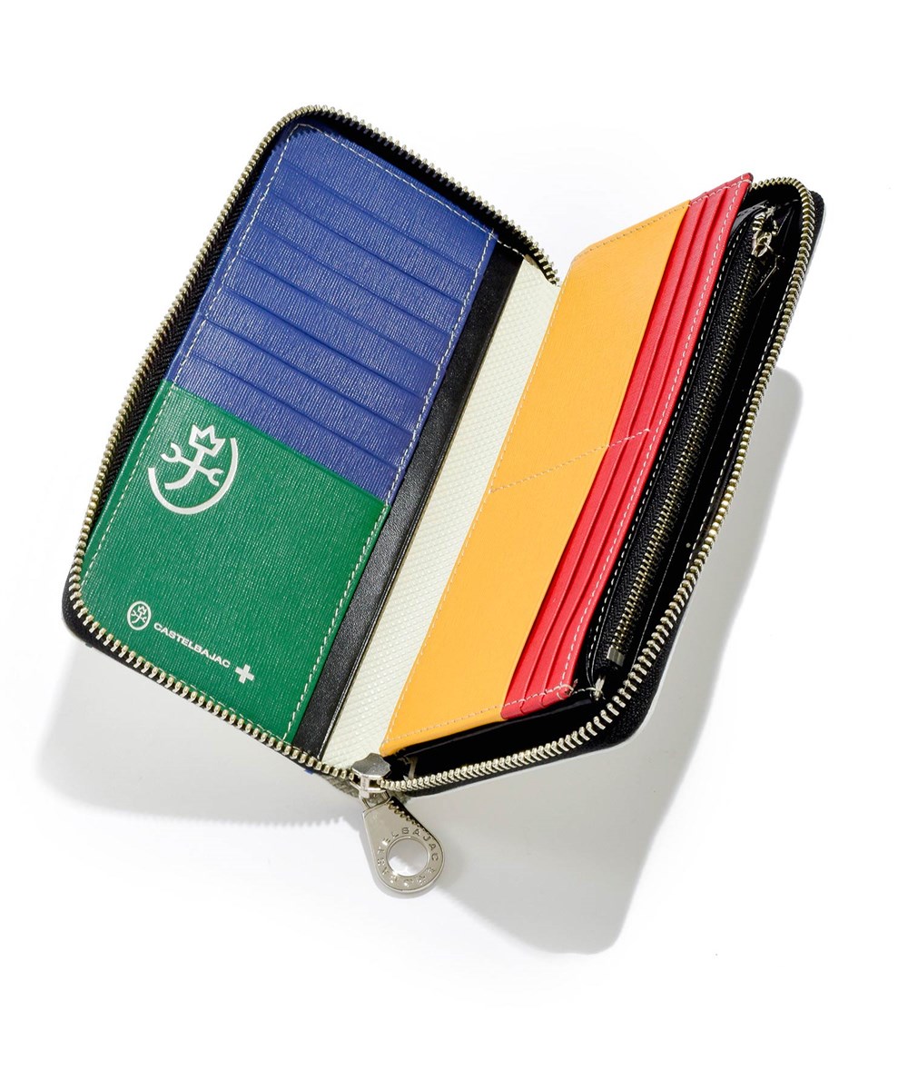 カステルバジャック トルク ラウンドファスナー長財布 カード段18