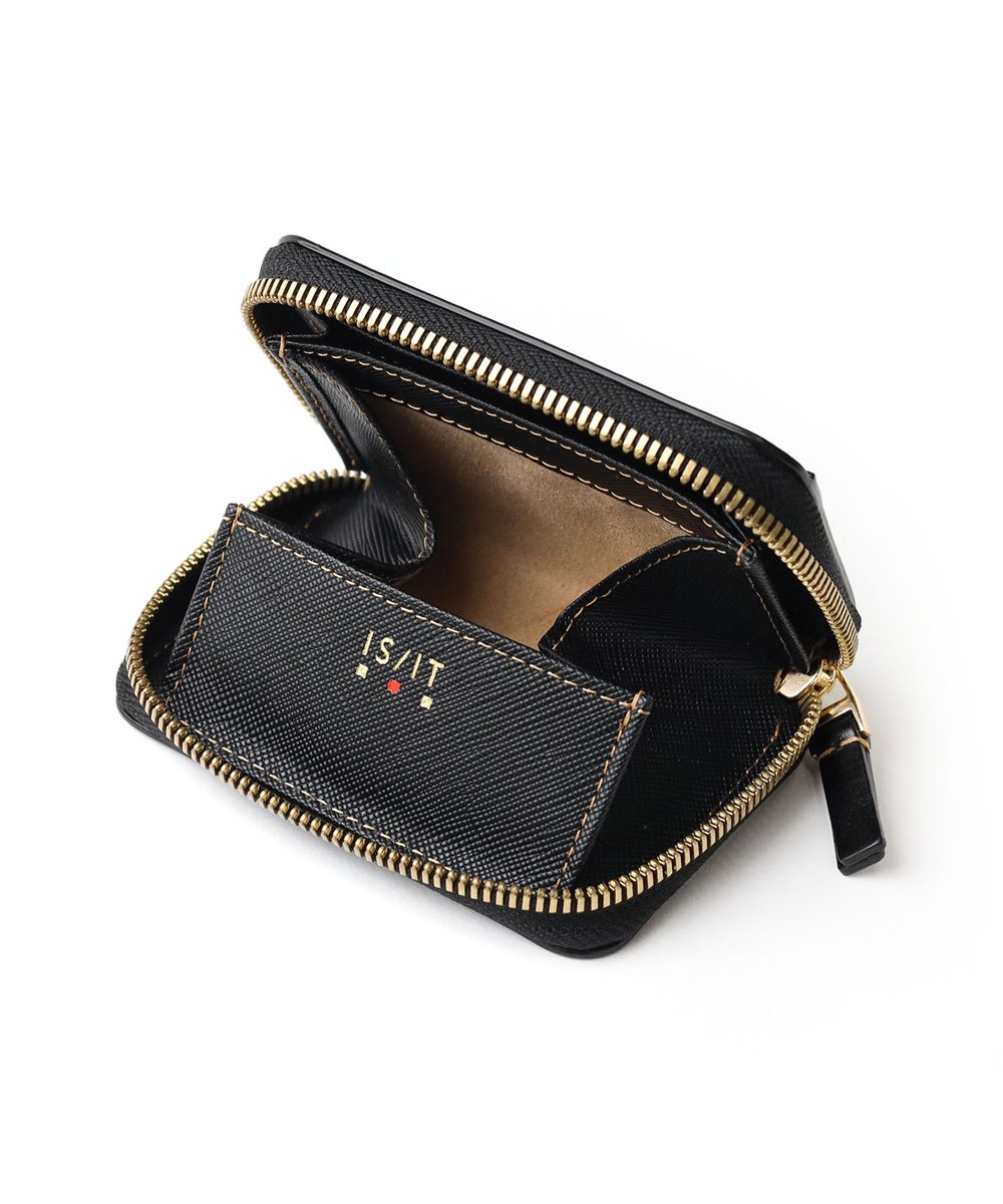 イズイット モノクロ 小銭入れ BOX型