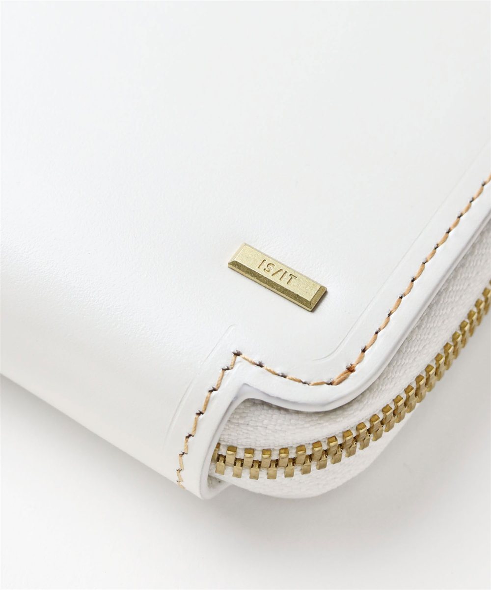 イズイット モノクロ 二つ折り財布 カード段5