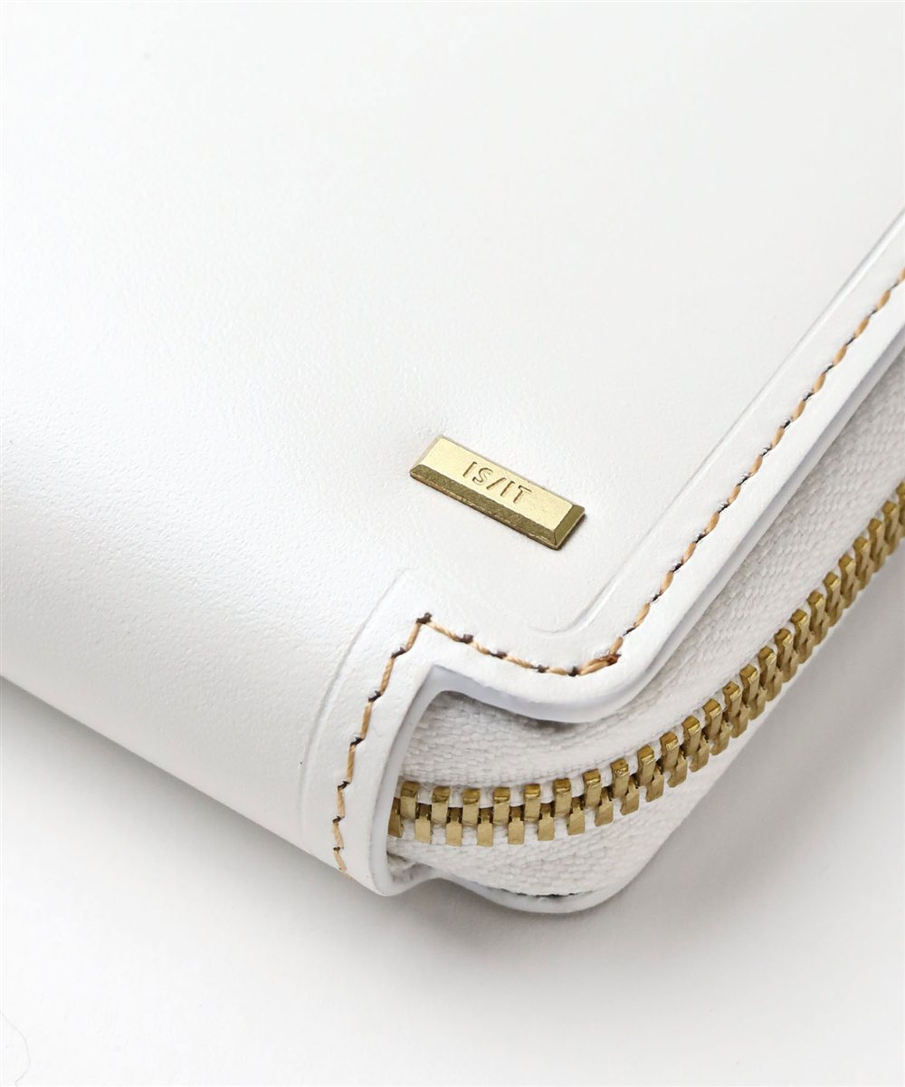 イズイット モノクロ セミ長財布 カード段9