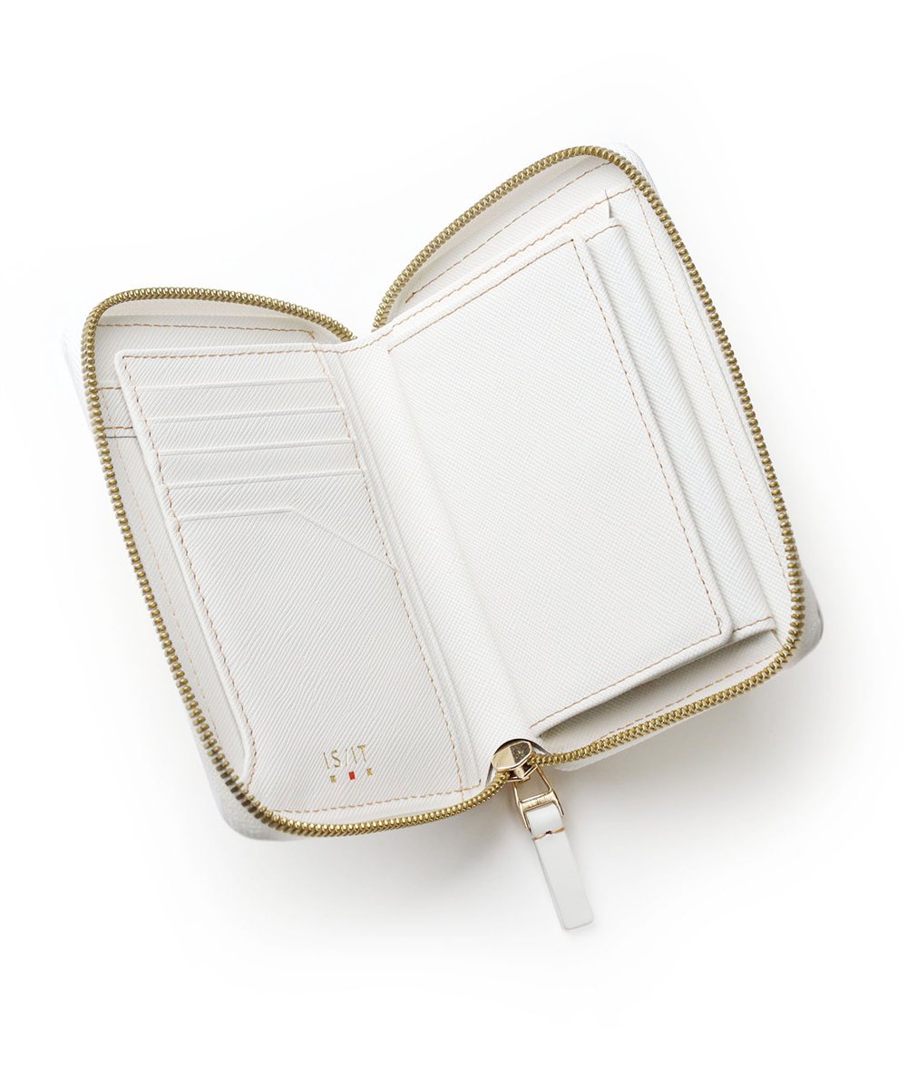 イズイット モノクロ セミ長財布 カード段9