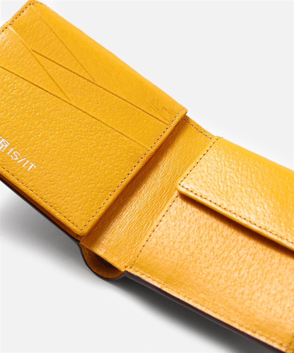 イズイット ジーナ 二つ折り財布 ベロ付き カード段10