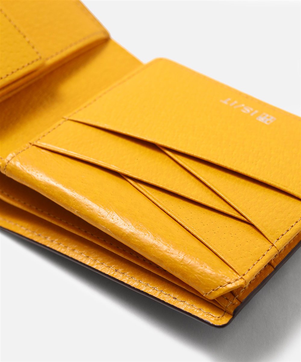 イズイット ジーナ 二つ折り財布 ベロ付き カード段10