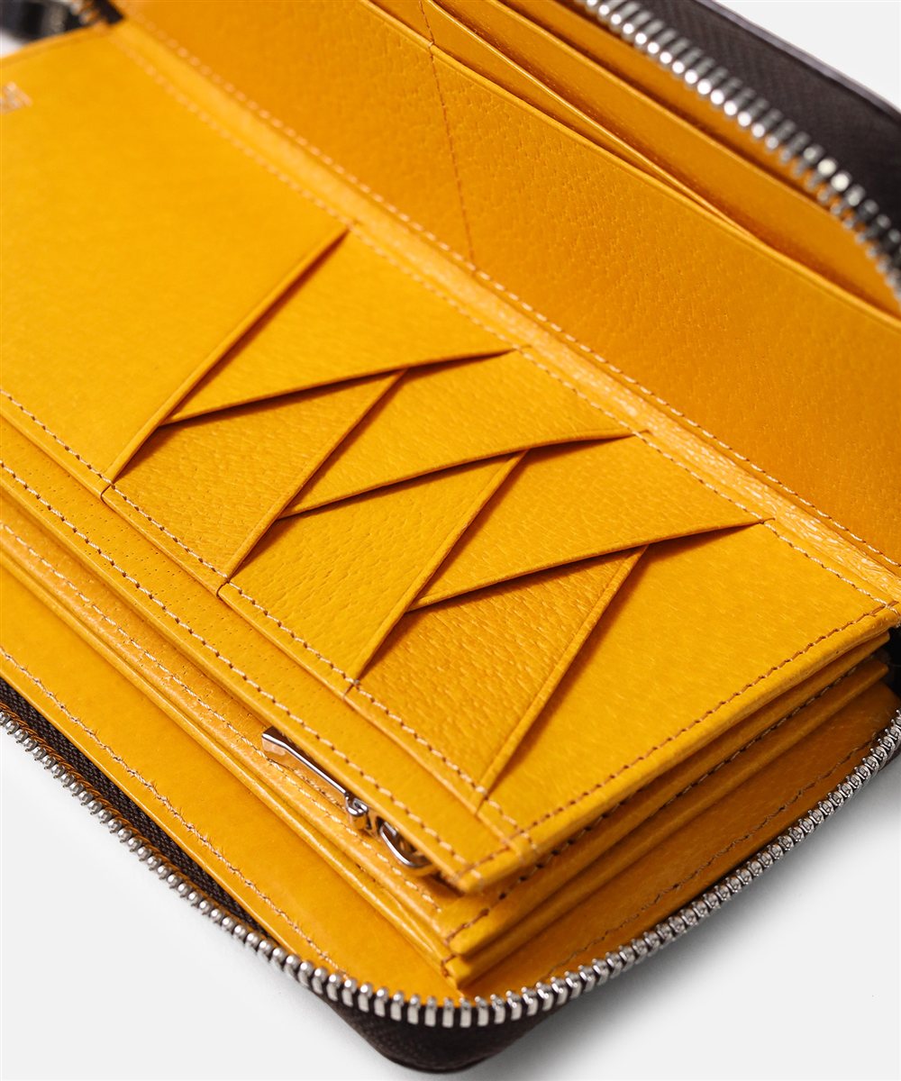 イズイット ジーナ ラウンドファスナー長財布 カード段20