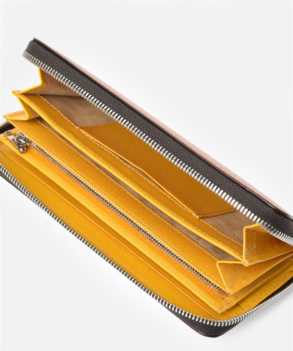 イズイット ジーナ ラウンドファスナー長財布 カード段20