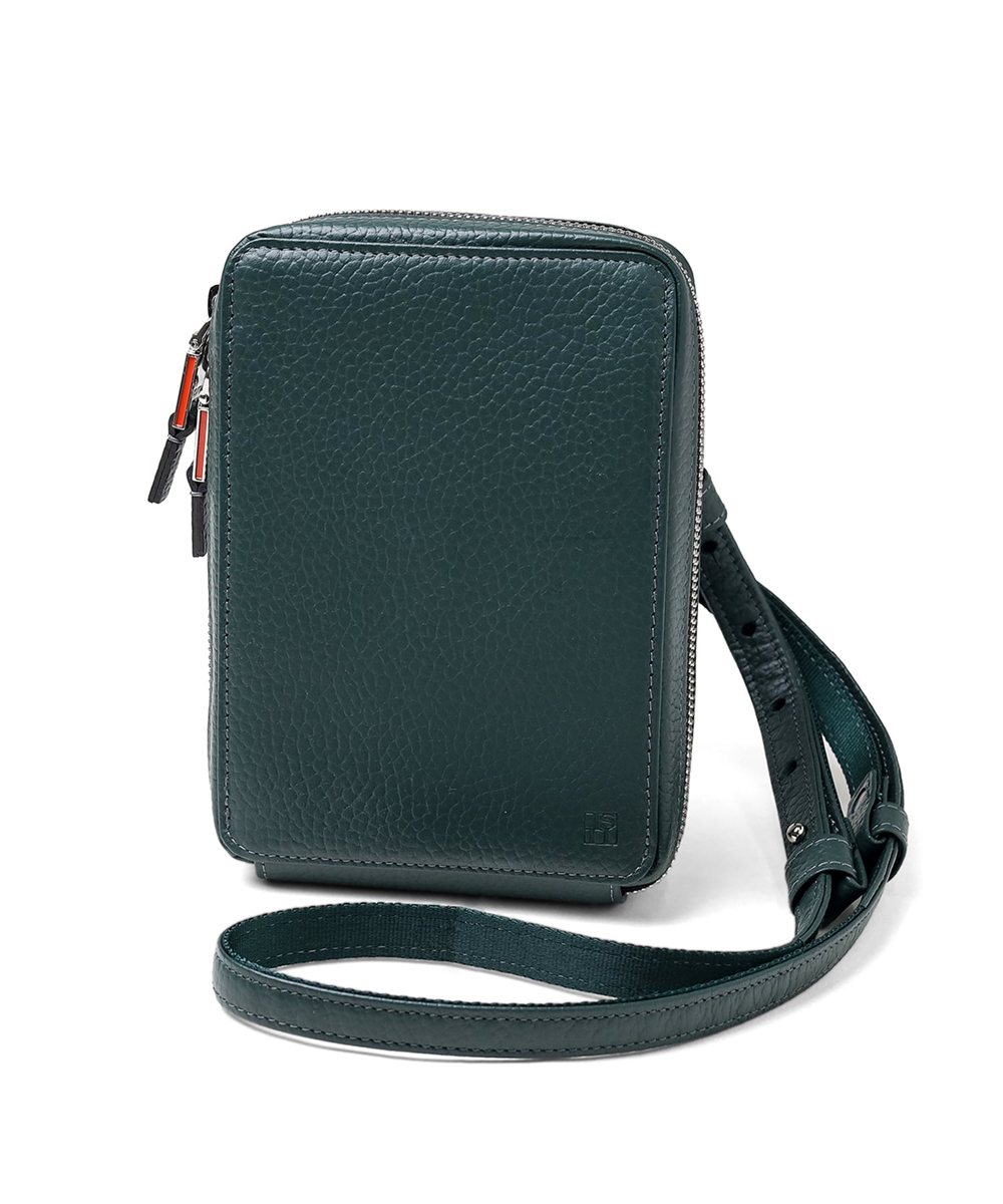 イズイット ノボ レザーミニショルダーバッグ  厚マチ