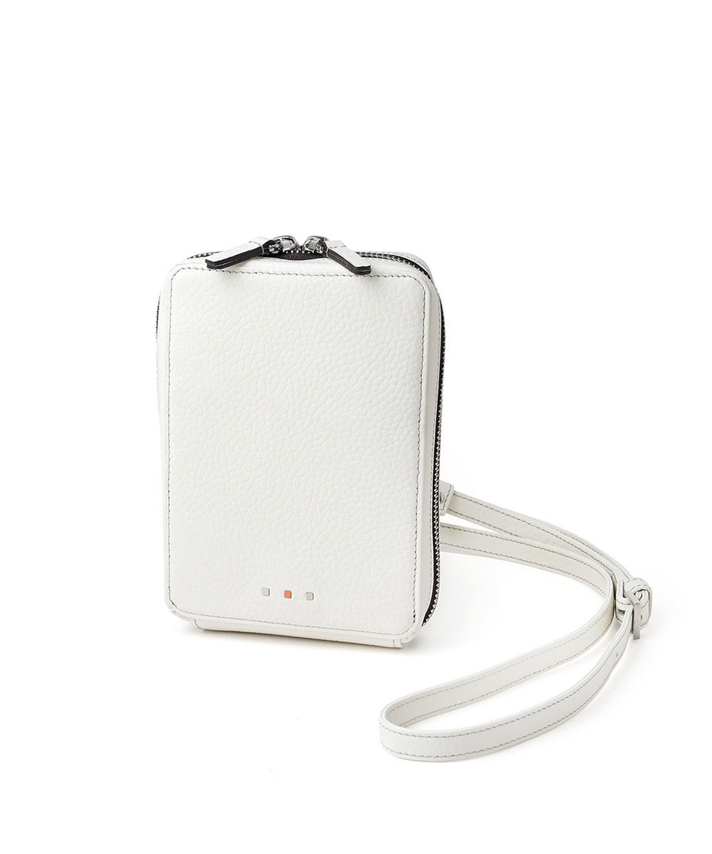 イズイット ボーノ レザースマホショルダーバッグ 厚マチ