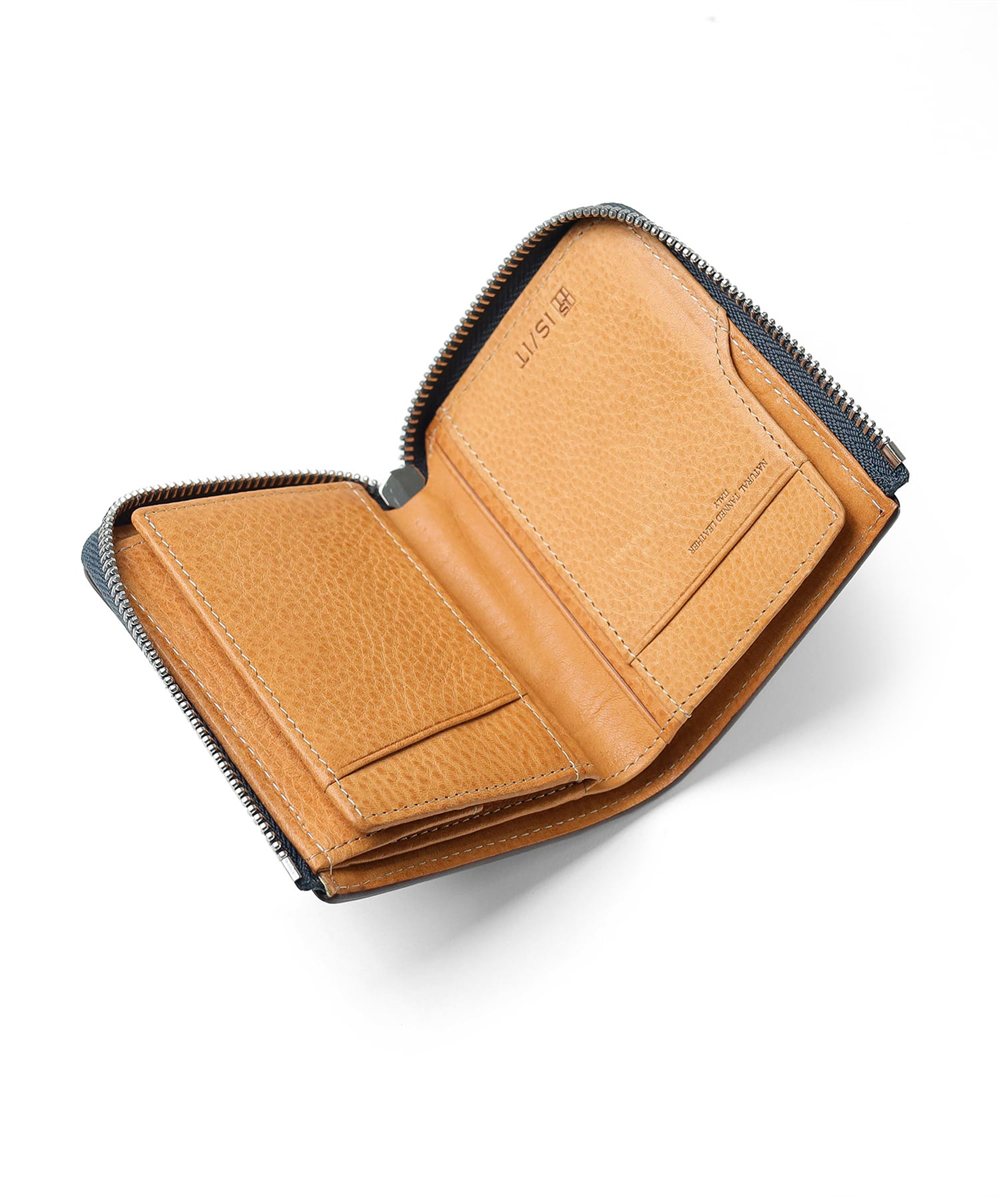 イズイット ヒッチ 二つ折り財布 L字ファスナー カード段4