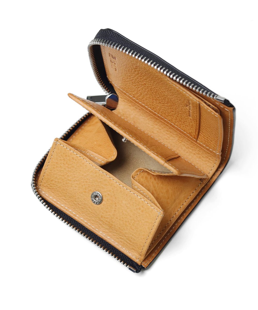 イズイット ヒッチ 二つ折り財布 L字ファスナー カード段4