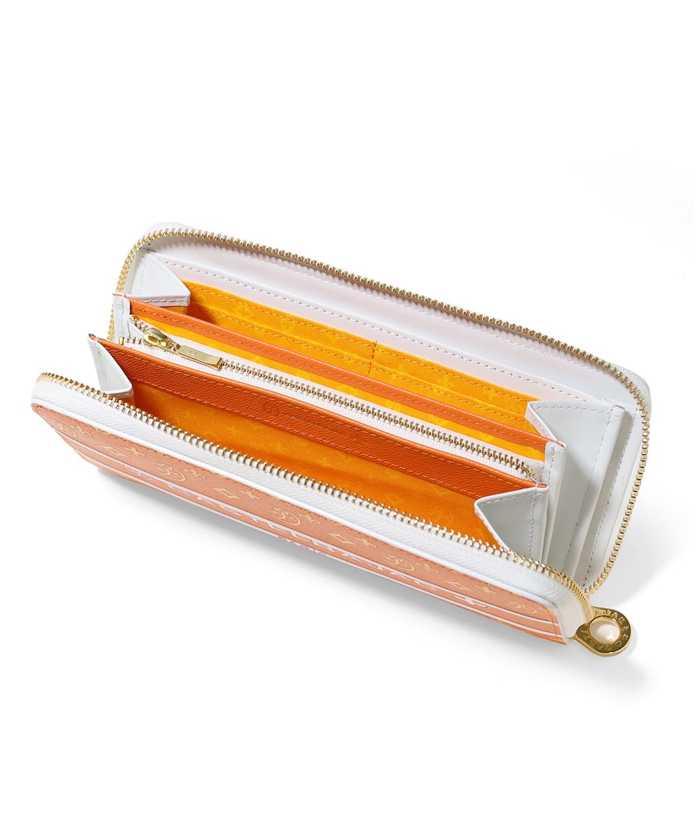 カステルバジャック ビジュー ラウンドファスナー 長財布 カード段12