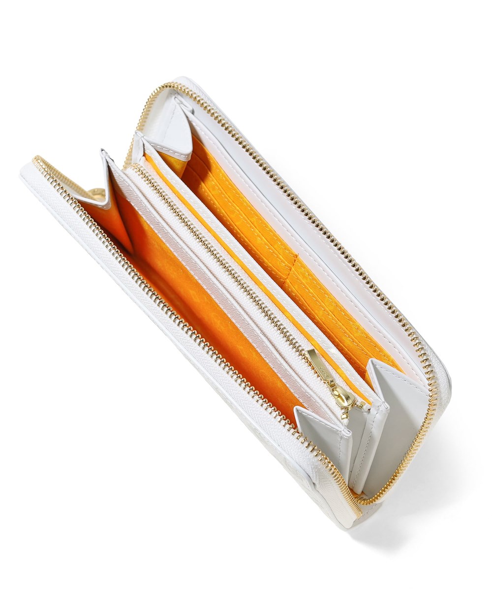 カステルバジャック ビジュー ラウンドファスナー 長財布 カード段12