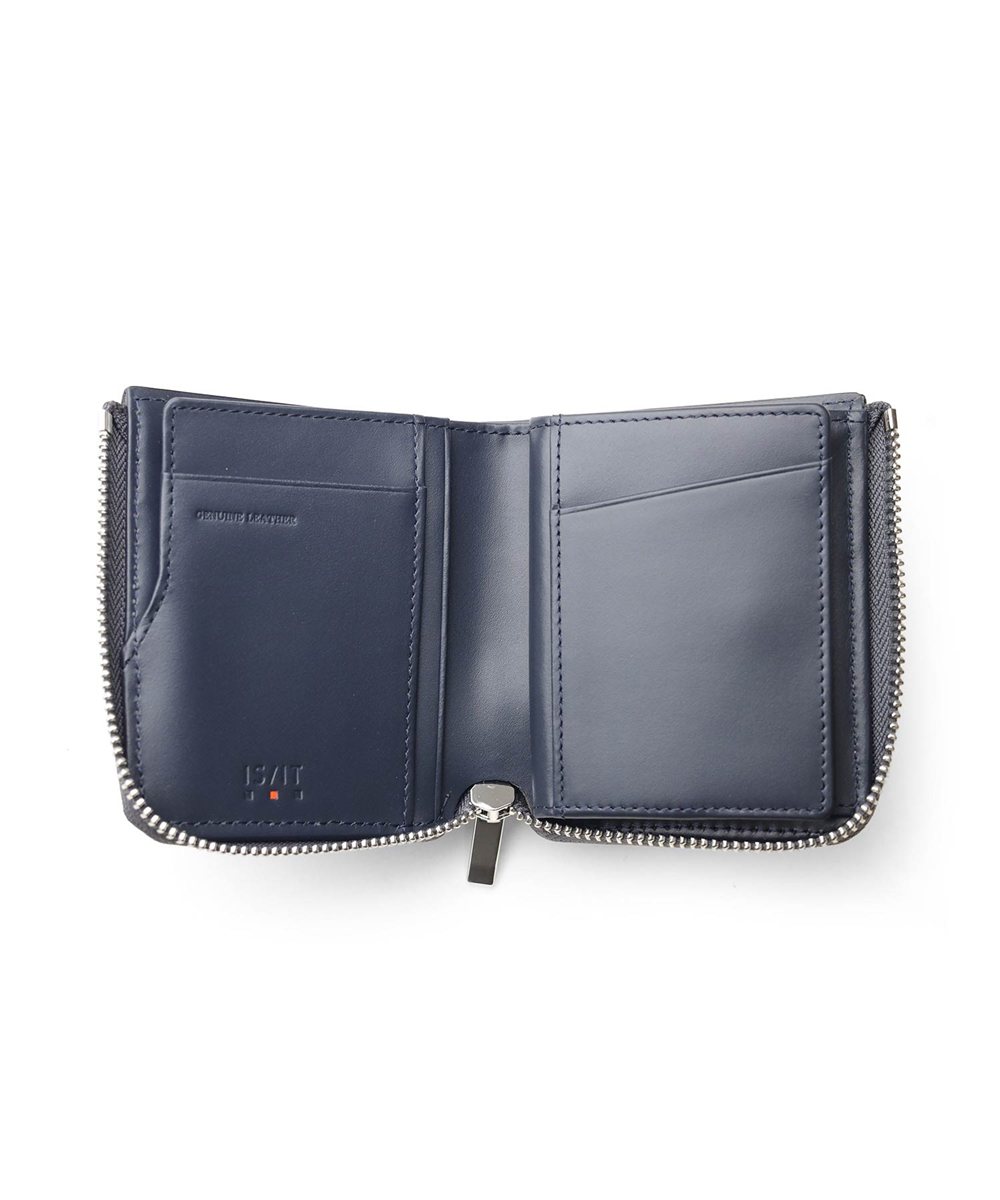 イズイット ダッチ L字ファスナー二つ折り財布 カード段8