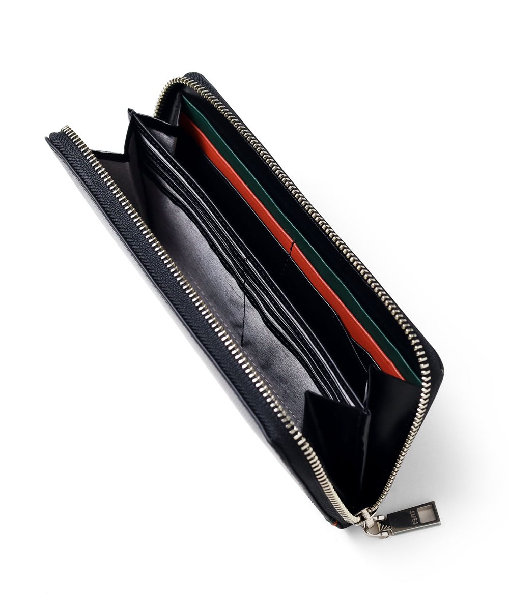 イズイット ツール ラウンドファスナー長財布 BOX型小銭入れ カード段18