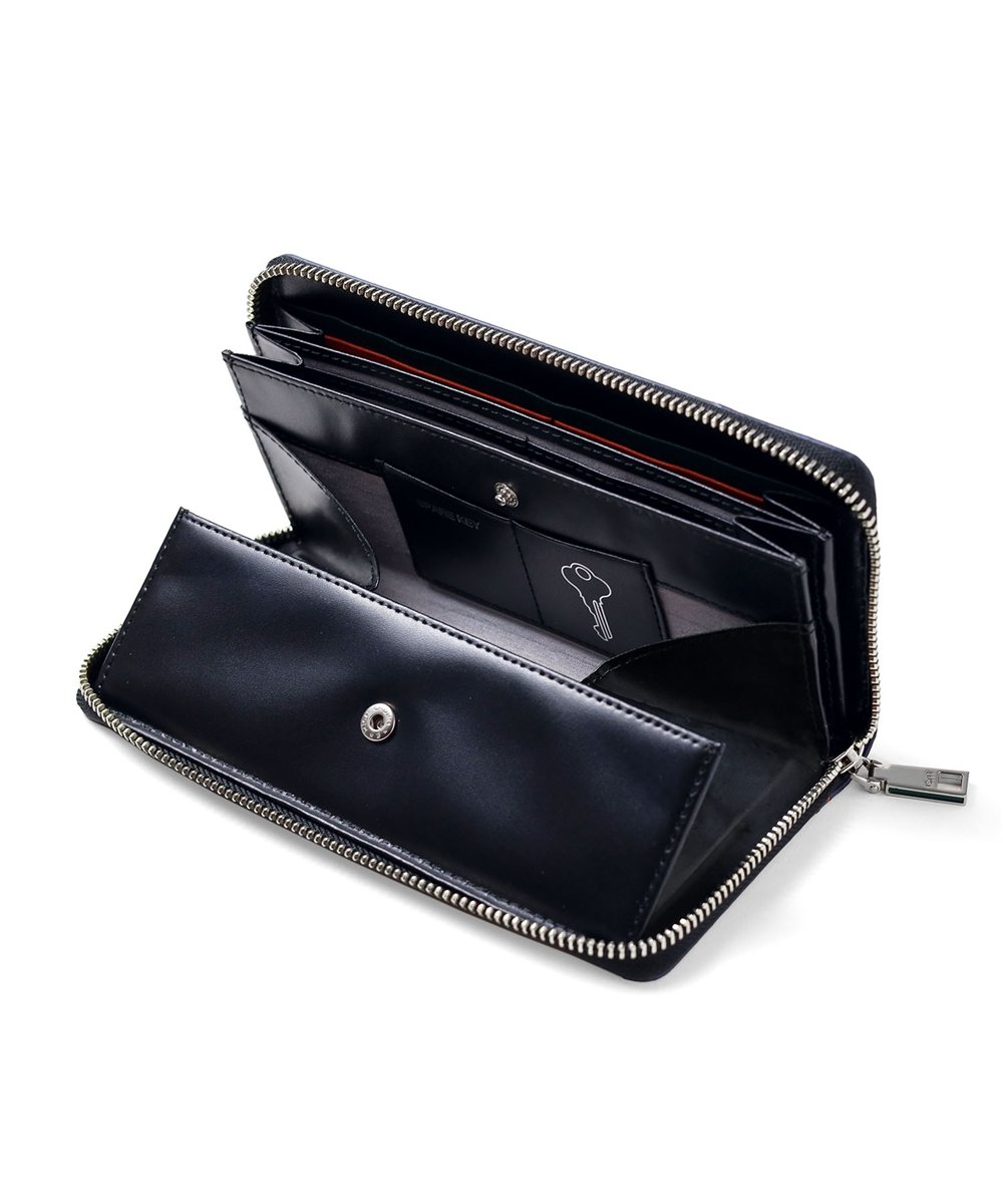 イズイット ツール ラウンドファスナー長財布 BOX型小銭入れ カード段18