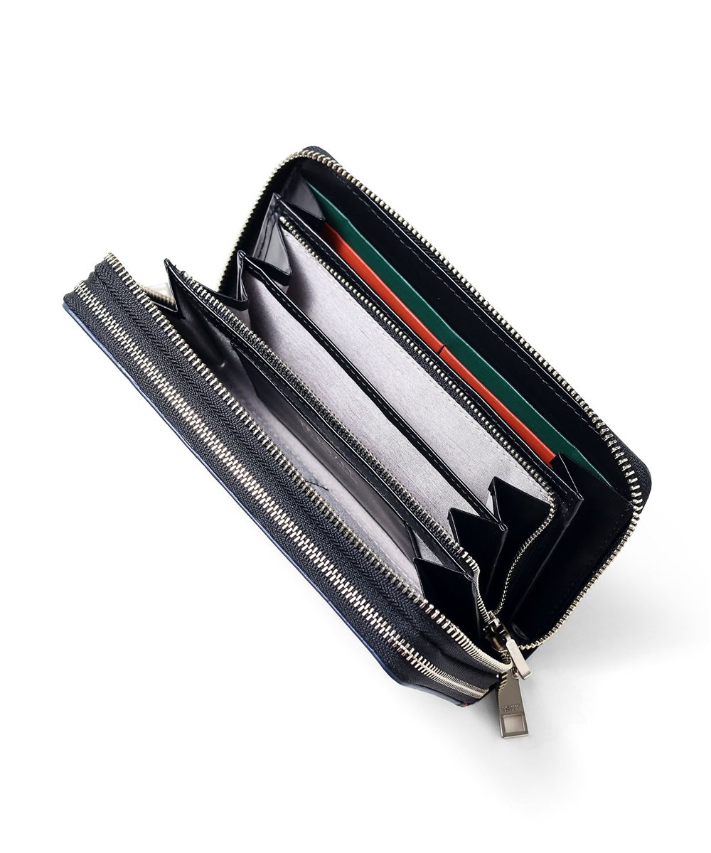 イズイット ツール ラウンドファスナー長財布 ダブルルーム カード段26