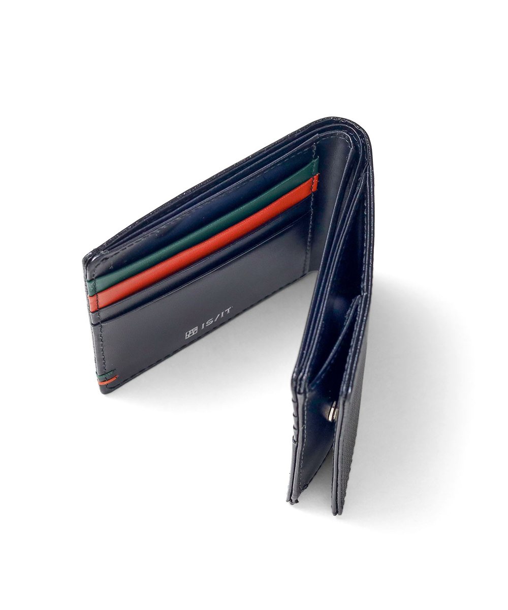 イズイット ツール 二つ折り財布 BOX型小銭入れ カード段8