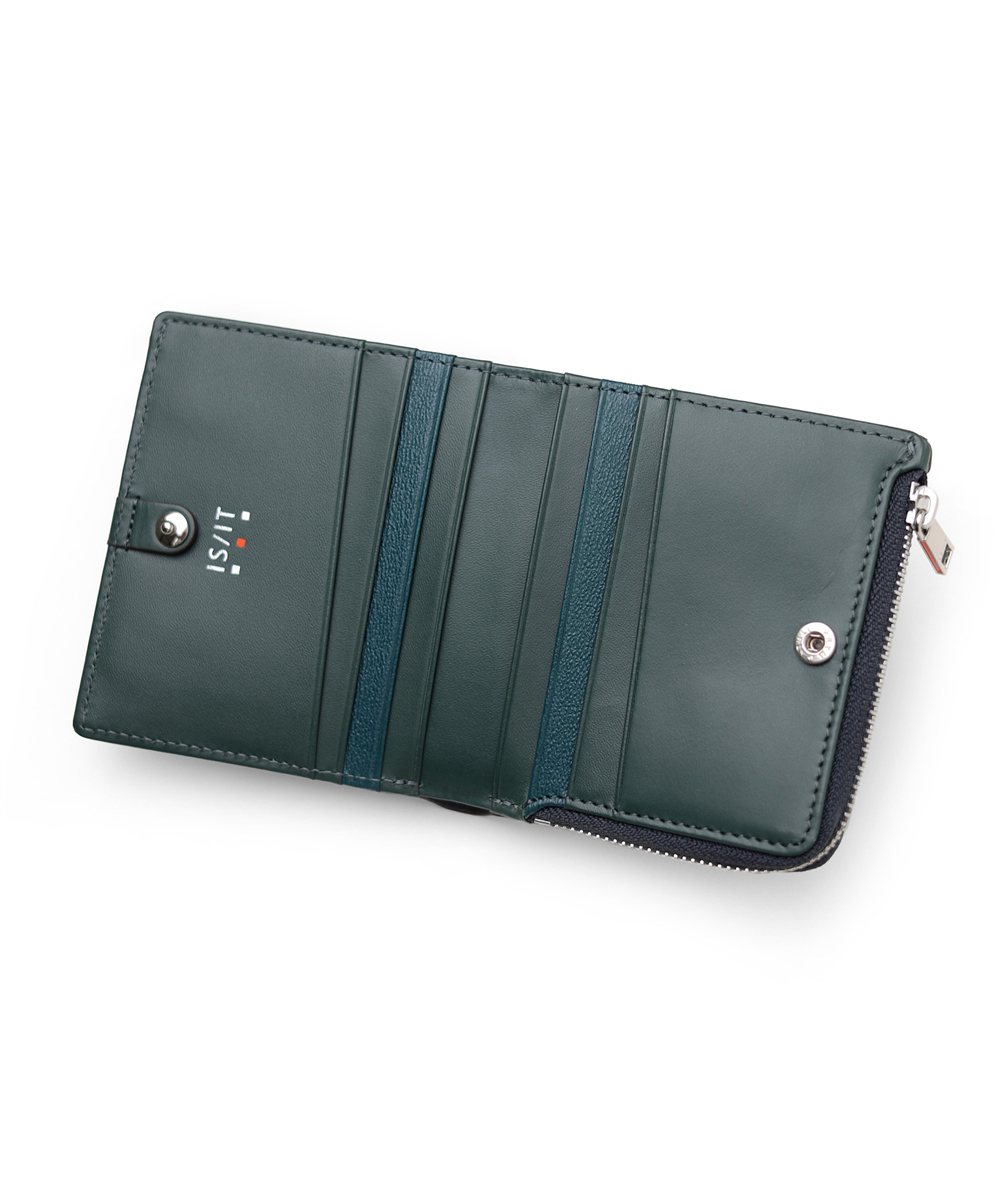 イズイット ウエストII 二つ折り財布 カード段9