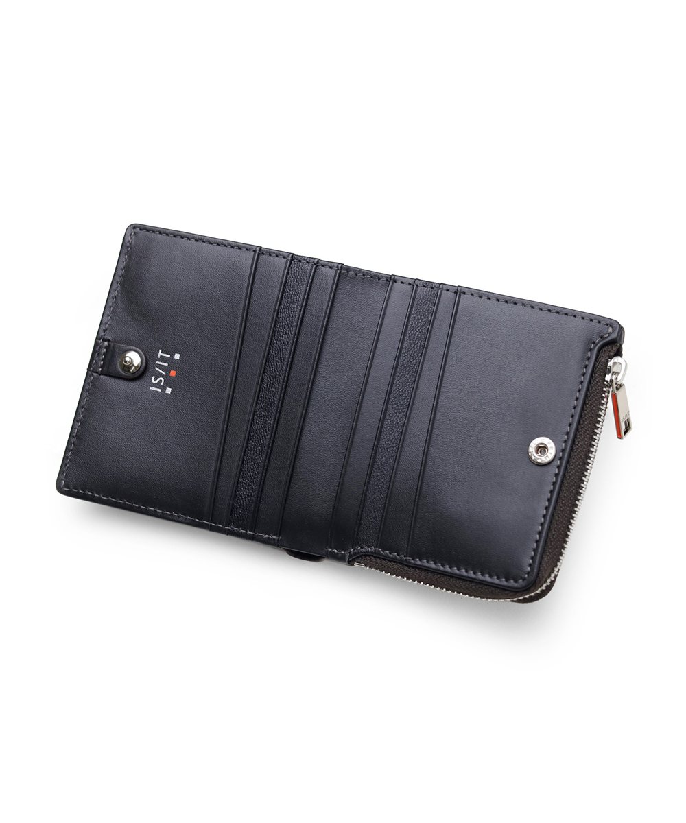 イズイット ウエストII 二つ折り財布 カード段9