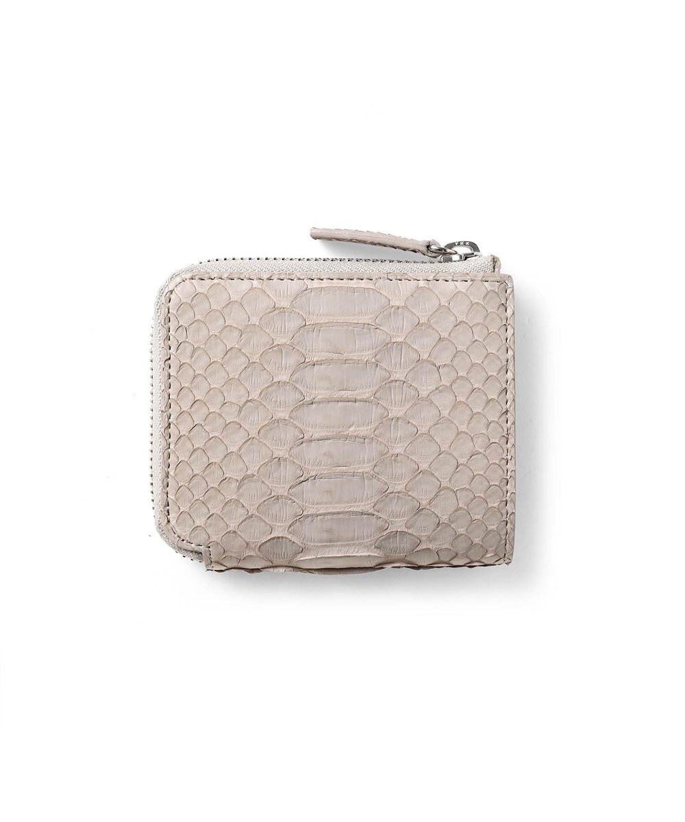 イズイット パイソン L字ファスナー二つ折り財布 カード段7