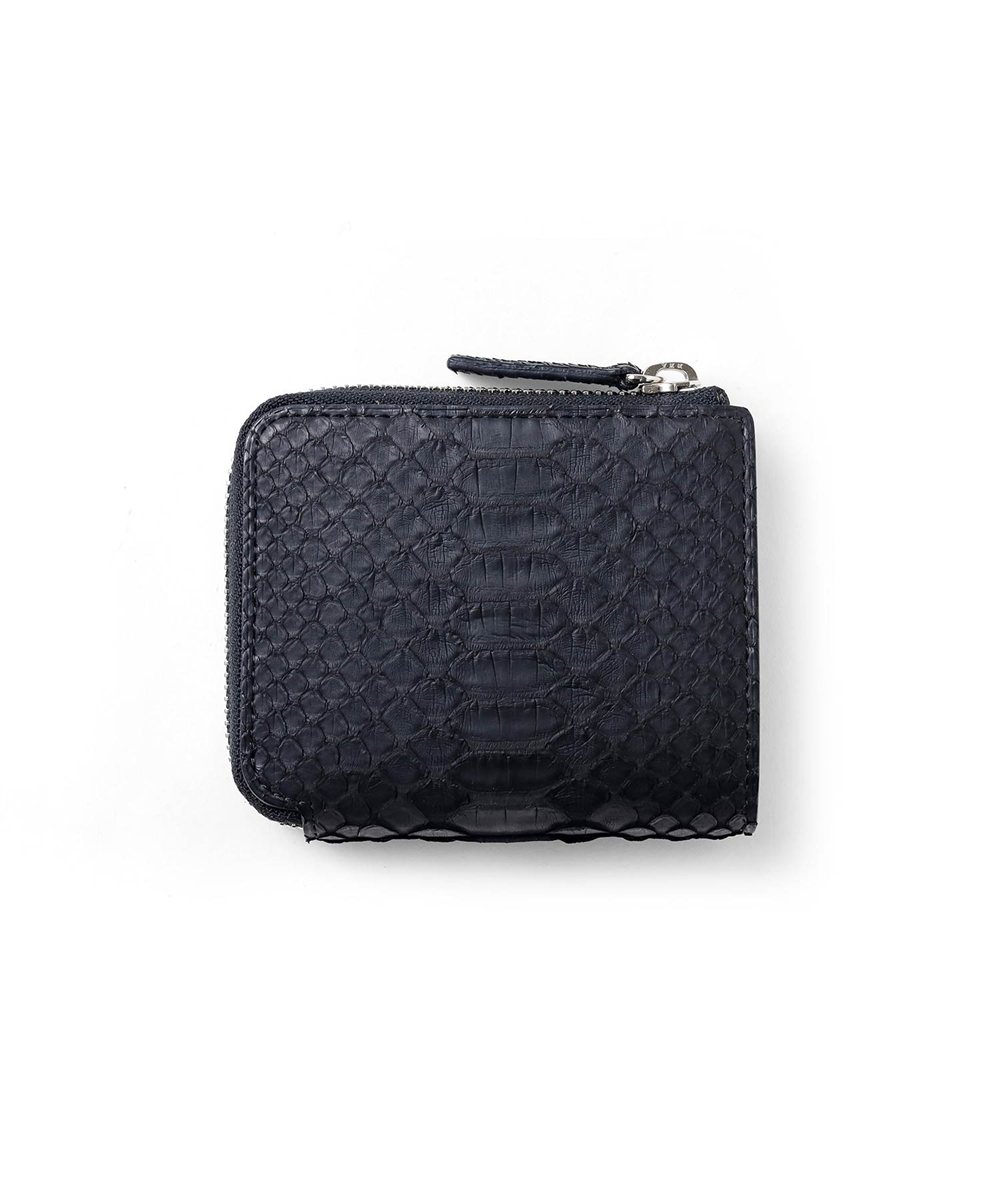 イズイット パイソン L字ファスナー二つ折り財布 カード段7