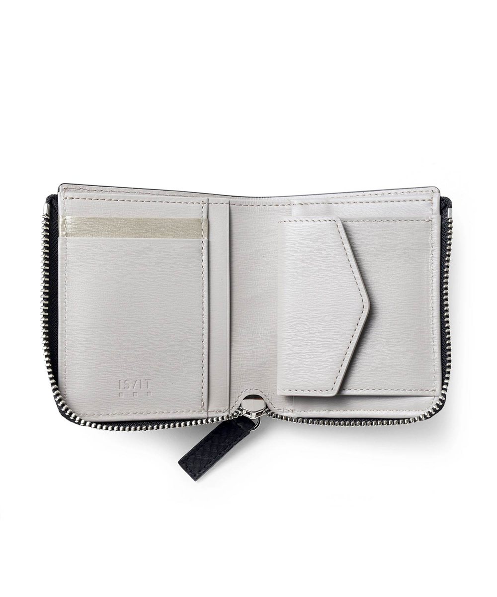 イズイット パイソン L字ファスナー二つ折り財布 カード段7