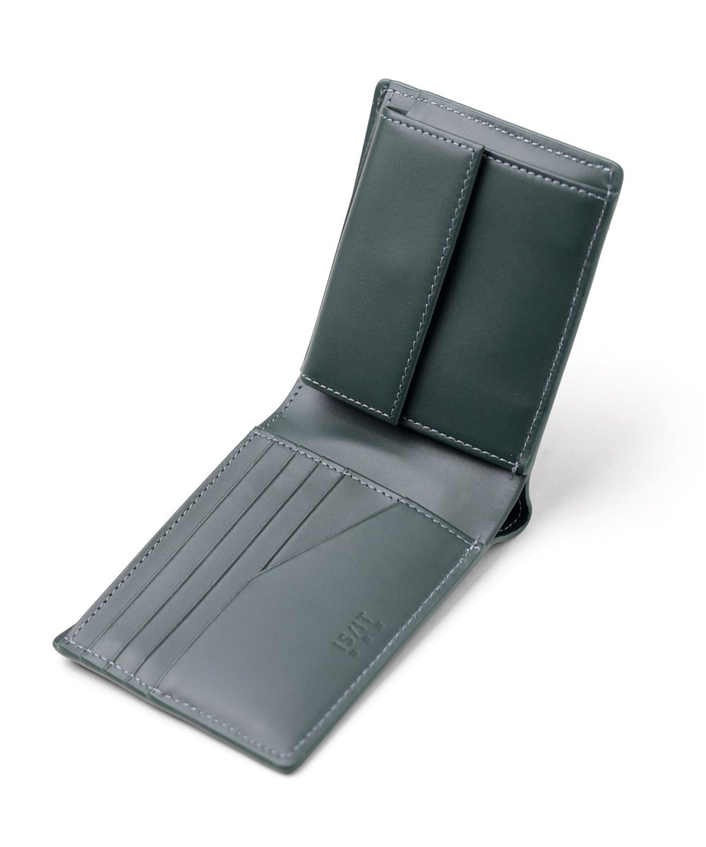 イズイット バトックス コードバン 二つ折り財布 カード段9