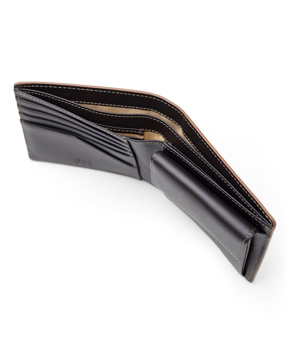 イズイット バトックス コードバン 二つ折り財布 カード段9