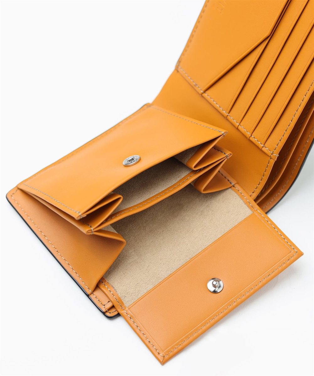 イズイット バトックス コードバン 二つ折り財布 カード段9