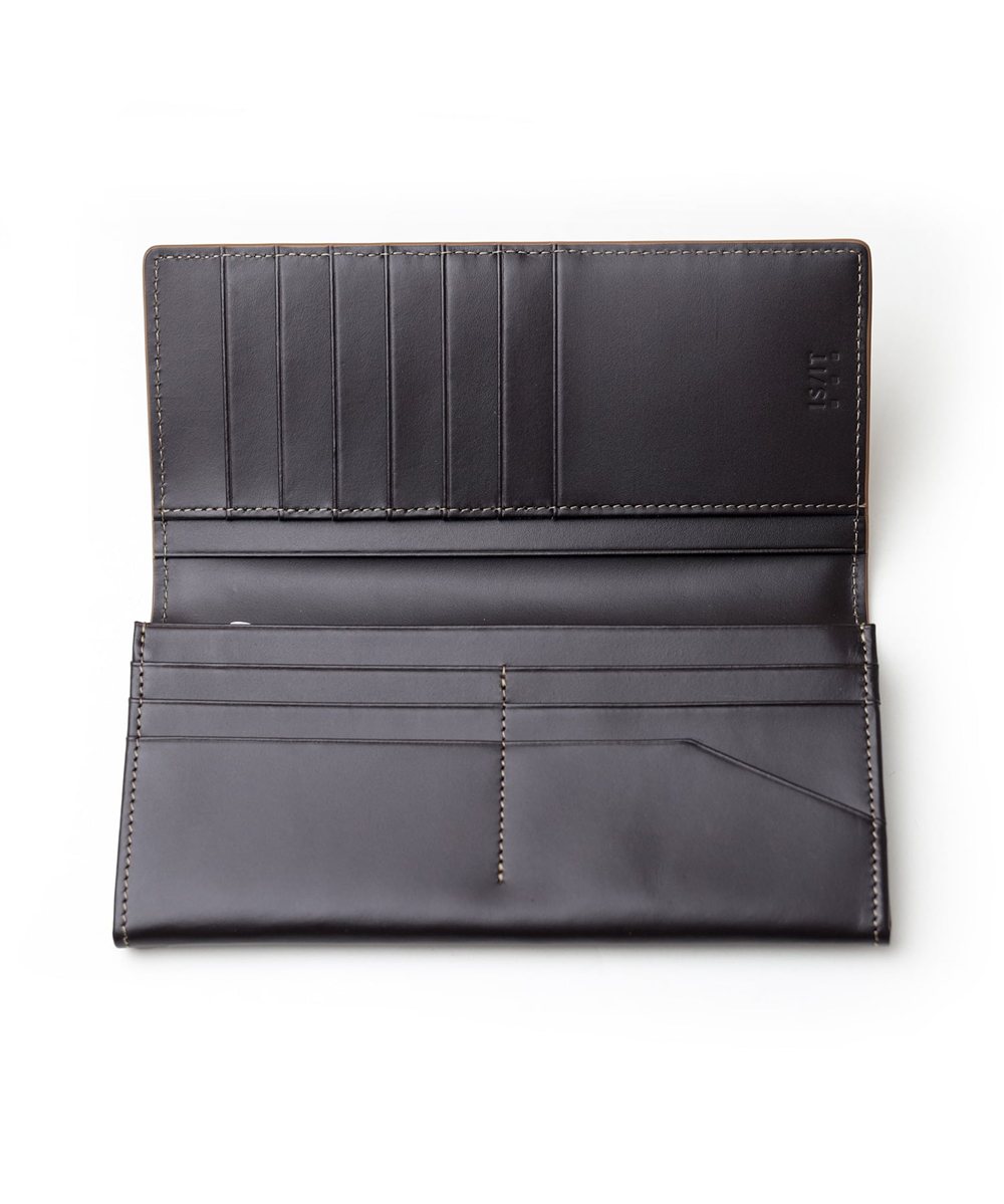 イズイット バトックス コードバン 長財布 カード段13