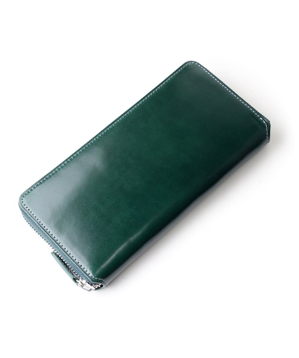 イズイット バトックス コードバン ラウンドファスナー長財布 カード段14