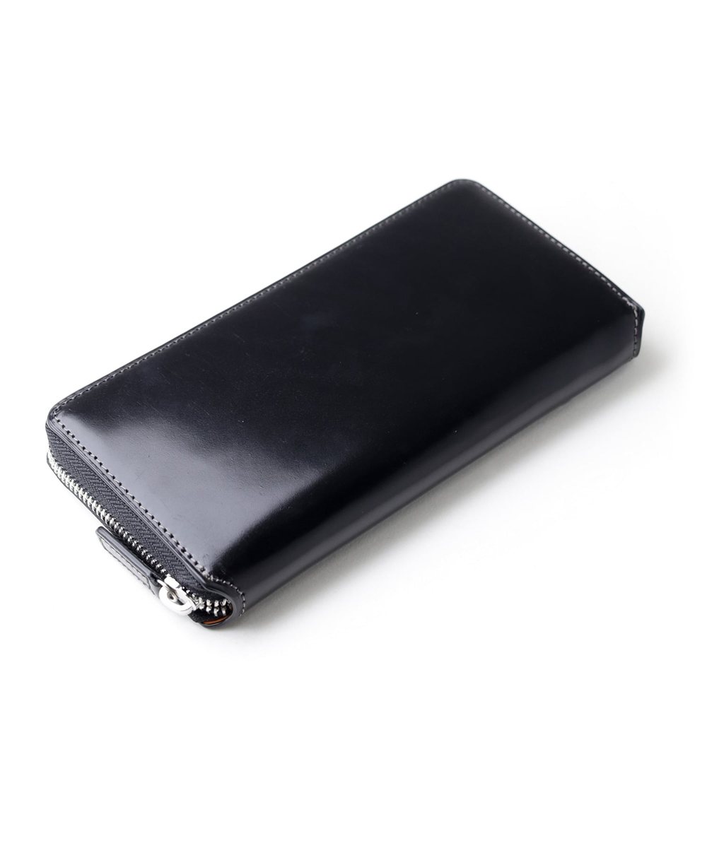 イズイット バトックス コードバン ラウンドファスナー長財布 カード段14