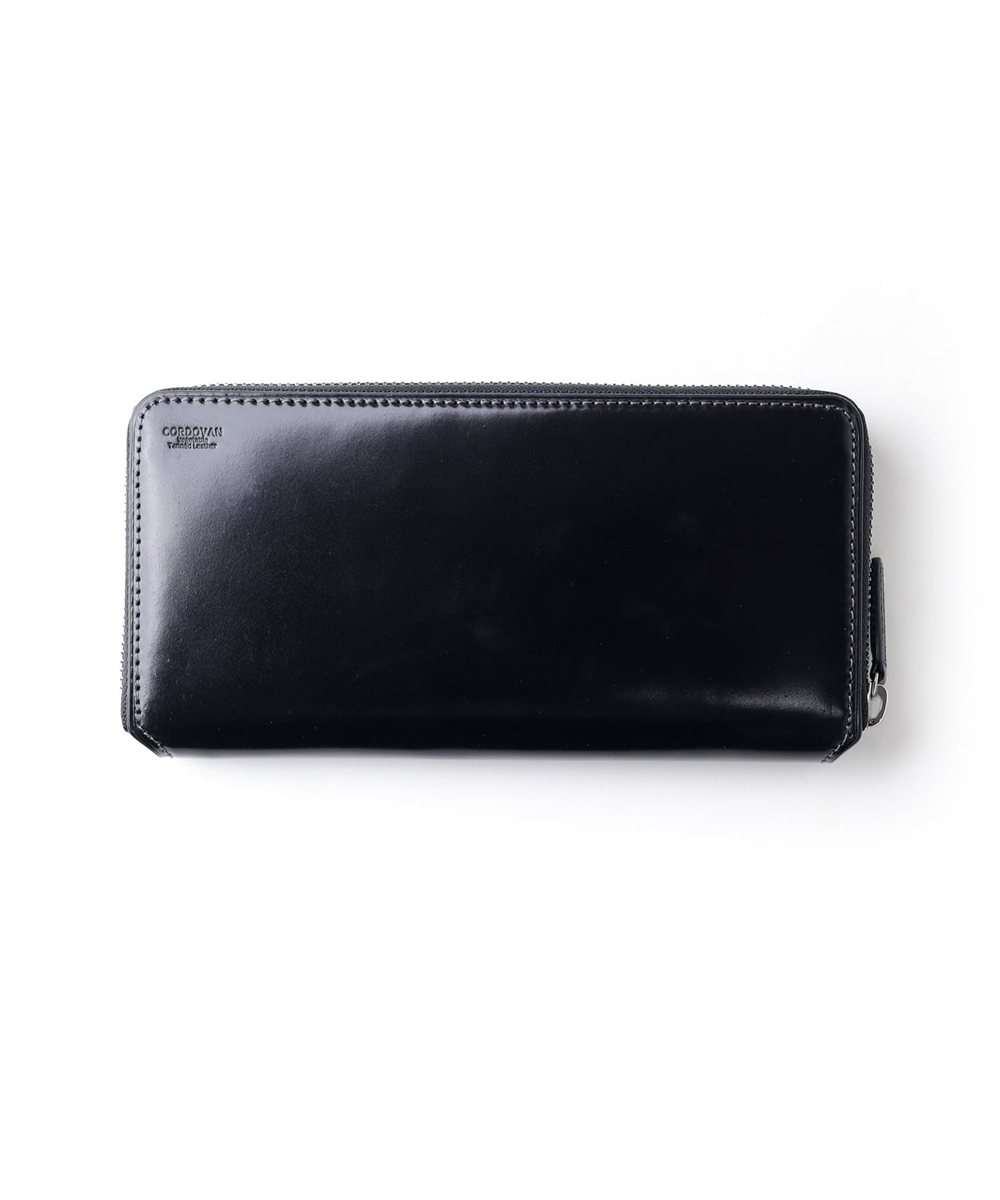 イズイット バトックス コードバン ラウンドファスナー長財布 カード段14